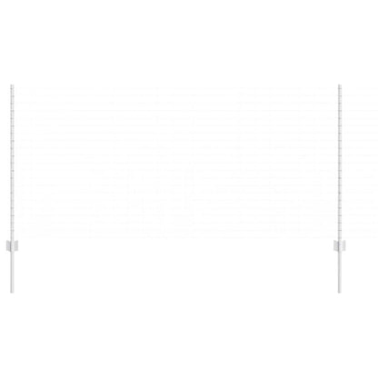 Zaunpfosten 44 pcs Silber 160 cm Stahl