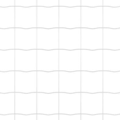 Zaun mit Pfosten Silber 0,6 x 25 m Stahl