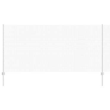 vidaXL Zaun mit Pfosten Silber 1,2 x 50 m Stahl