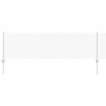 vidaXL Zaun mit Pfosten Silber 0,6 x 100 m Stahl