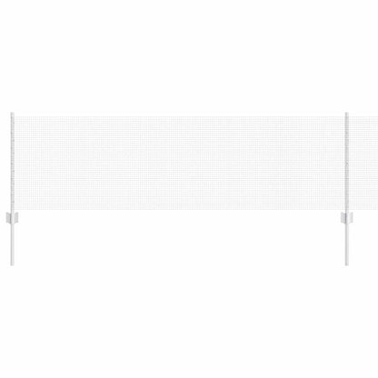 vidaXL Zaun mit Pfosten Silber 0,6 x 100 m Stahl