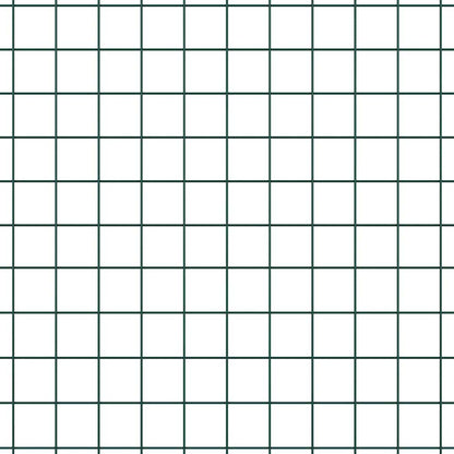 vidaXL Zaun mit Pfosten Grün 0,4 x 10 m Stahl und PVC