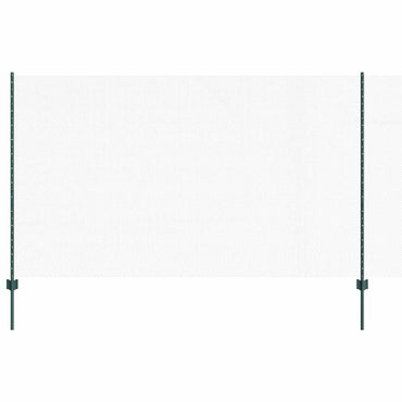 vidaXL Zaun mit Pfosten Grün 1,4 x 10 m Stahl und PVC