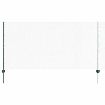 vidaXL Zaun mit Pfosten Grün 1,2 x 25 m Stahl