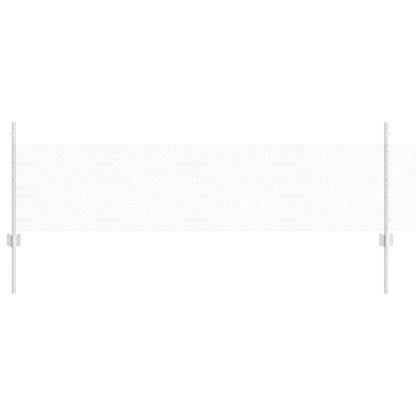 Zaun mit Pfosten Silber 0,5 x 100 m Stahl