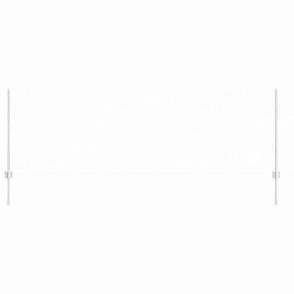 Zaun mit Pfosten Silber 0,8 x 100 m Stahl