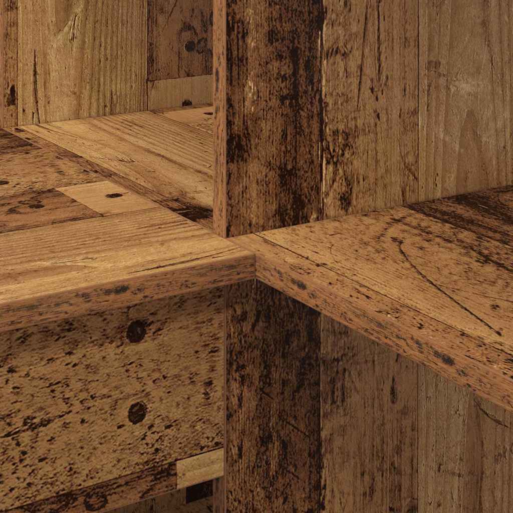 vidaXL Bureau d'angle en bois de récupération 101,5 x 149,5 x 149,5 cm Bois d'ingénierie
