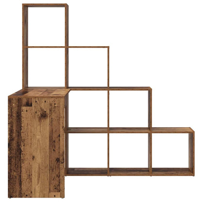 vidaXL Bureau d'angle en bois de récupération 101,5 x 149,5 x 149,5 cm Bois d'ingénierie