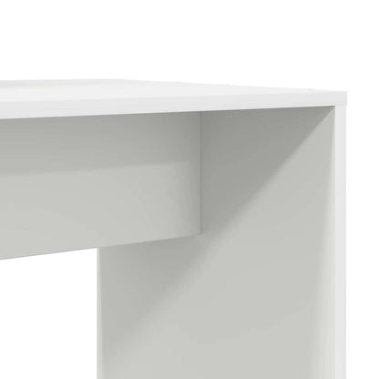 vidaXL Schreibtisch mit Regal Weiß 138,5 x 55 x 143 cm Holzwerkstoff