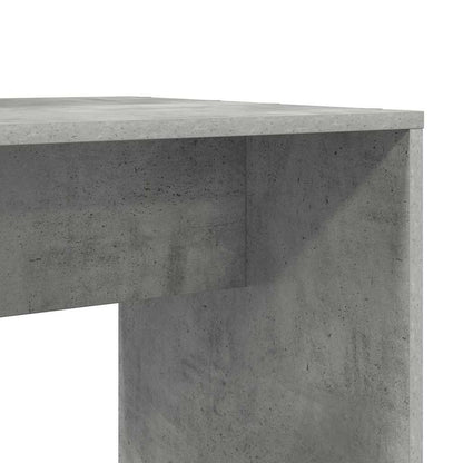 vidaXL Schreibtisch Beton Grau 138,5 x 55 x 143 cm Holzwerkstoff