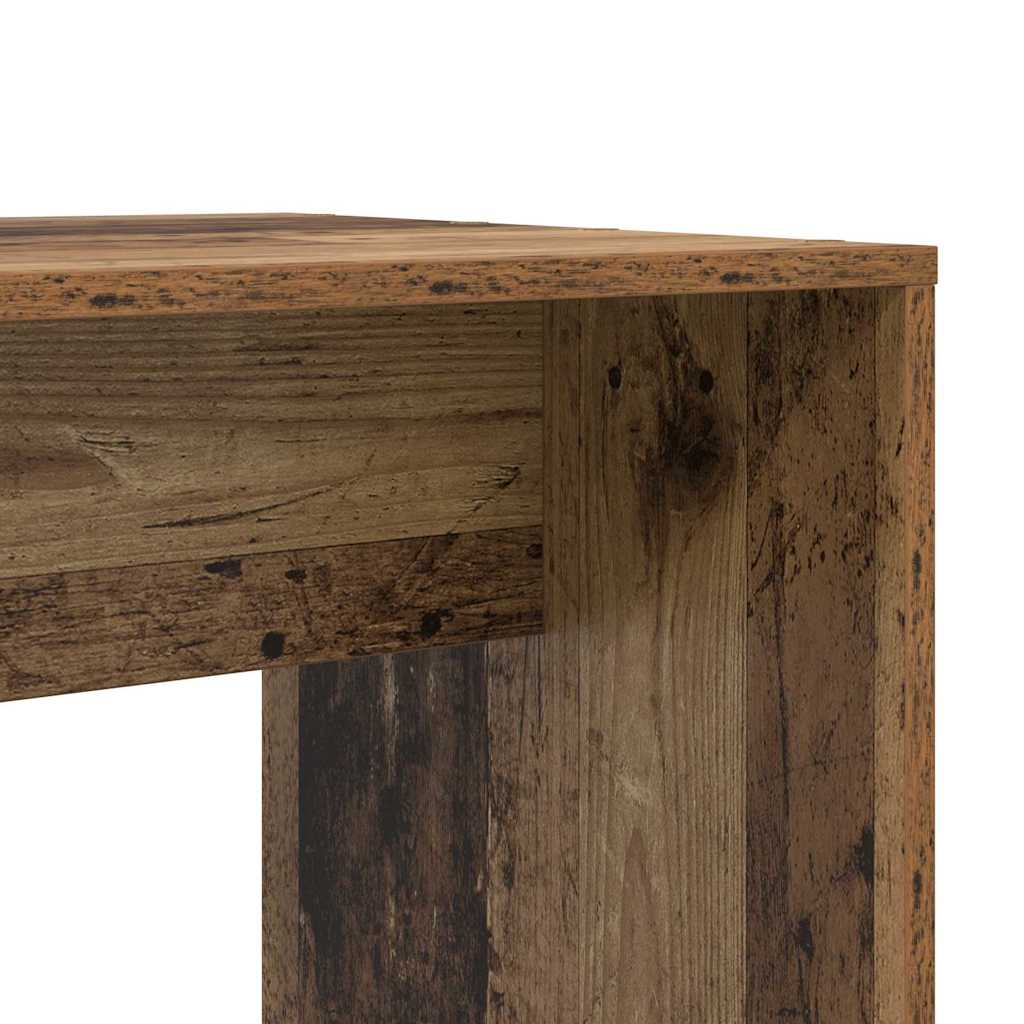 Schreibtisch Altholz 138,5 x 55 x 143 cm Holzwerkstoff