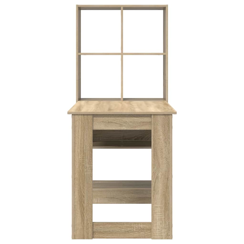 Schreibtisch Sonoma-Eiche 122 x 67 x 145 cm Holzwerkstoff