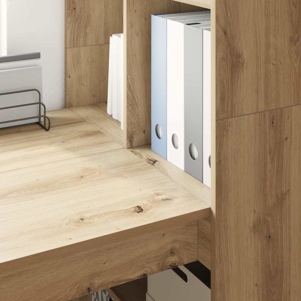 Schreibtisch Artisan-Eiche 122 x 67 x 145 cm Holzwerkstoff