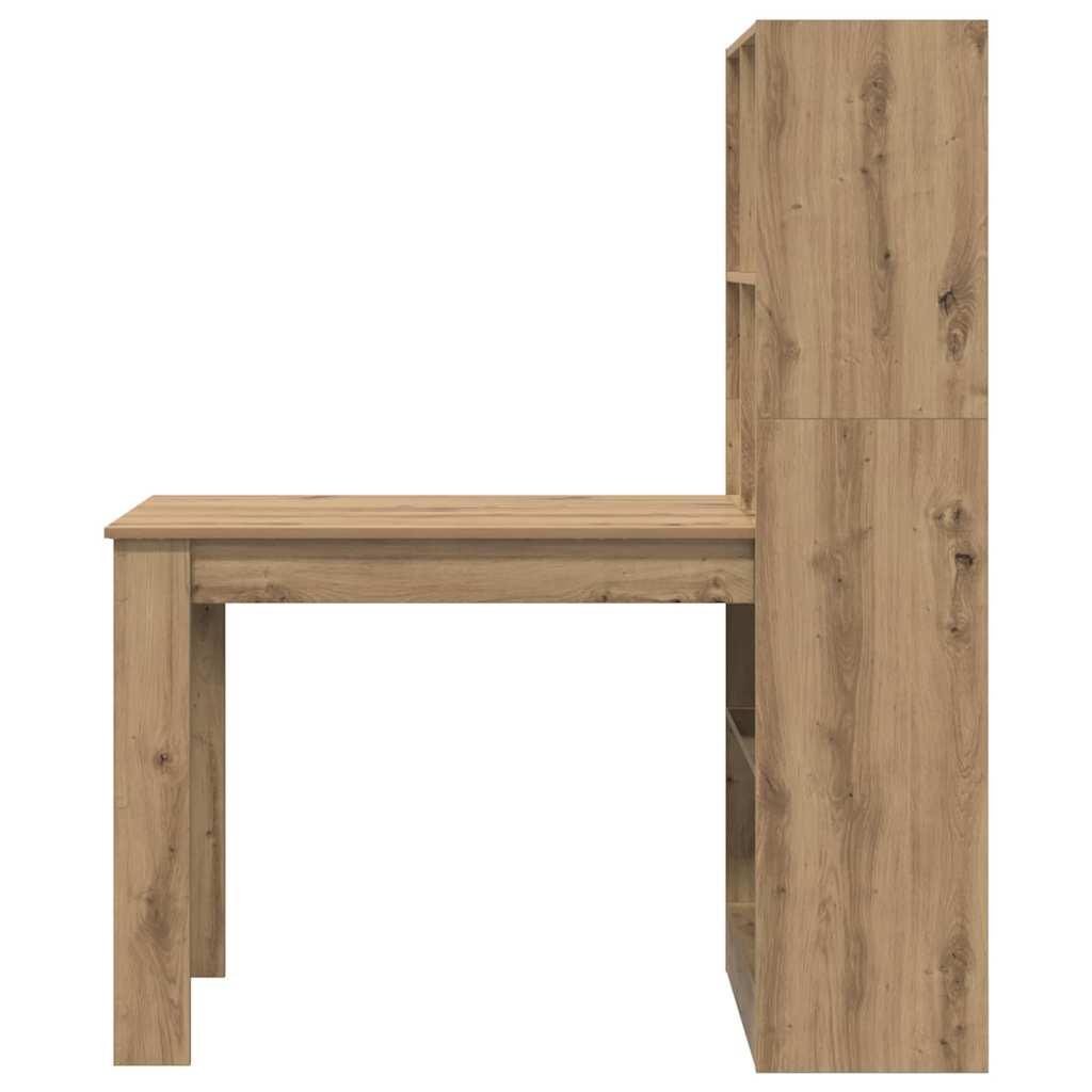 Schreibtisch Artisan-Eiche 122 x 67 x 145 cm Holzwerkstoff