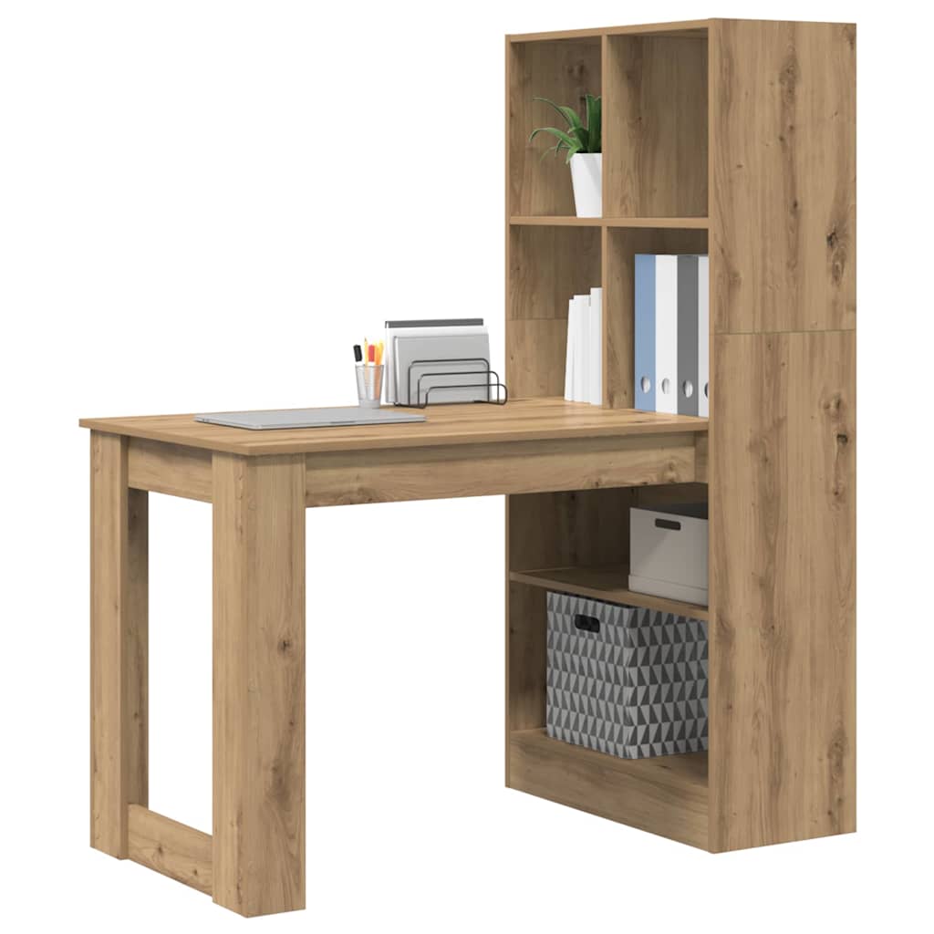 Schreibtisch Artisan-Eiche 122 x 67 x 145 cm Holzwerkstoff