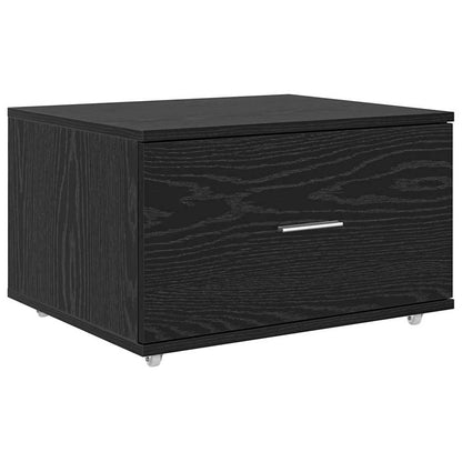 vidaXL Schreibtisch Schwarz Eichen-Optik 131,5 x 50 x 106,5 cm