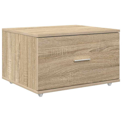 vidaXL Bureau chêne Sonoma 131,5 x 50 x 106,5 cm Bois d'ingénierie