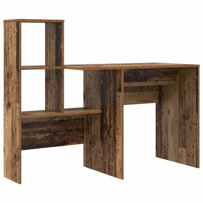vidaXL Bureau en bois de récupération 131,5 x 50 x 106,5 cm Bois d'ingénierie
