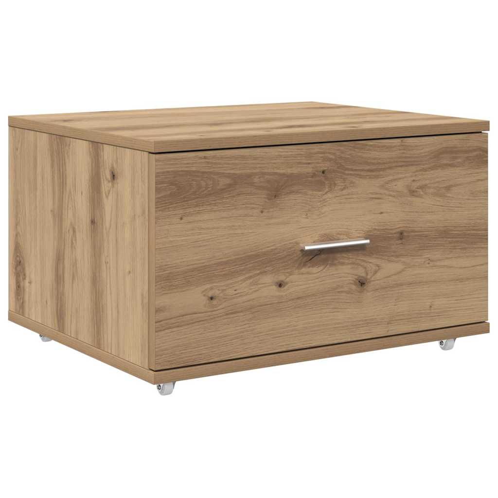 vidaXL Schreibtisch Artisan-Eiche 131,5 x 50 x 106,5 cm Holzwerkstoff