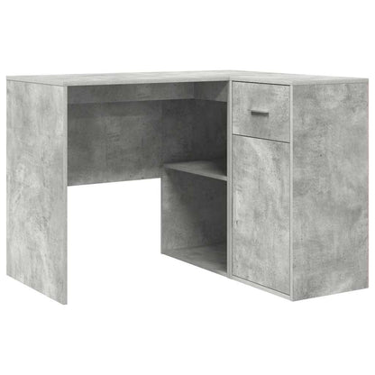 Eck-Schreibtisch mit Schubladen Beton Grau 102 x 88 x 75 cm