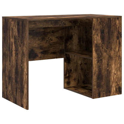 vidaXL Eck-Schreibtisch Geräucherte Eiche 102 x 88 x 75 cm