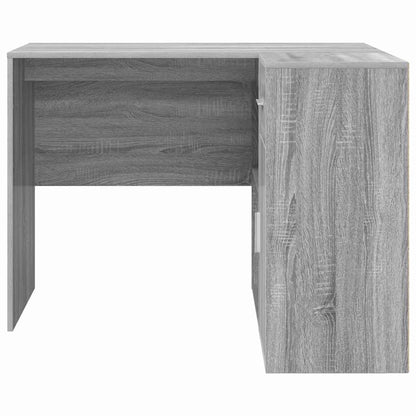 vidaXL Eck-Schreibtisch mit Schubladen Graues Sonoma 102 x 88 x 75 cm