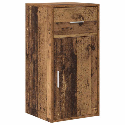 vidaXL Eck-Schreibtisch mit Schubladen Altholz 102 x 88 x 75 cm