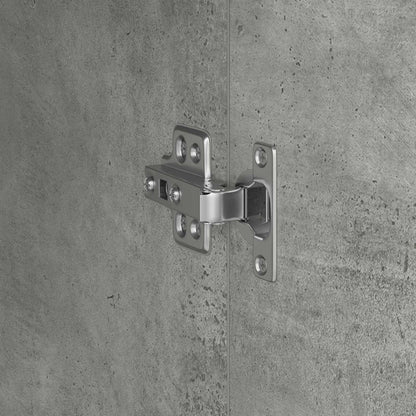 Schreibtisch 2 pcs Beton Grau