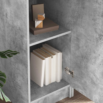 Schreibtisch 2 pcs Beton Grau