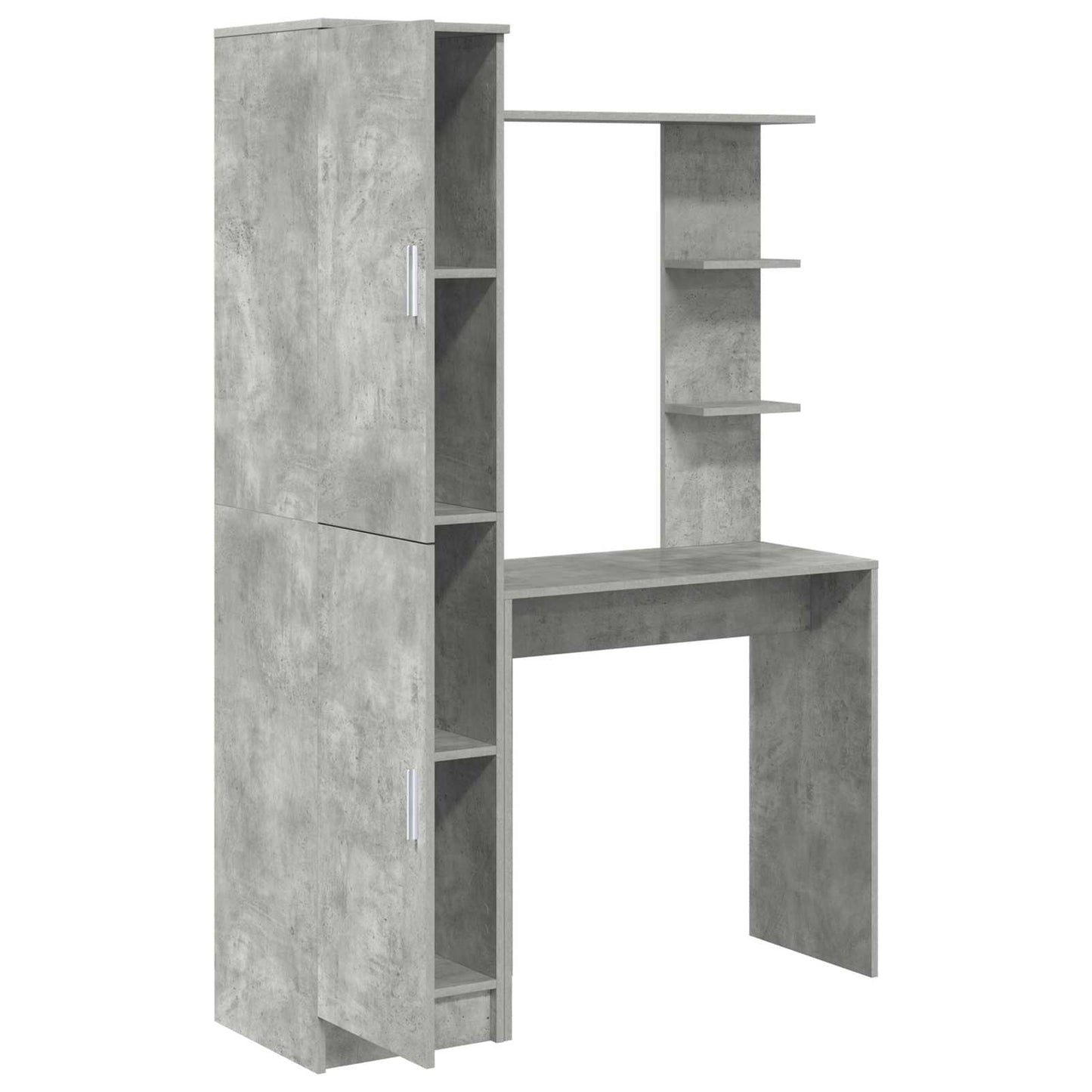 Schreibtisch 2 pcs Beton Grau