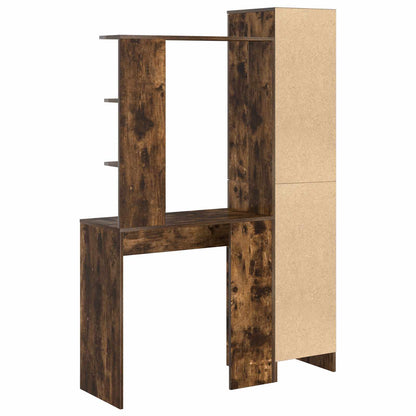 vidaXL Schreibtisch 2 pcs Geräucherte Eiche