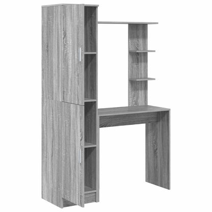 vidaXL Schreibtisch 2 pcs Graues Sonoma