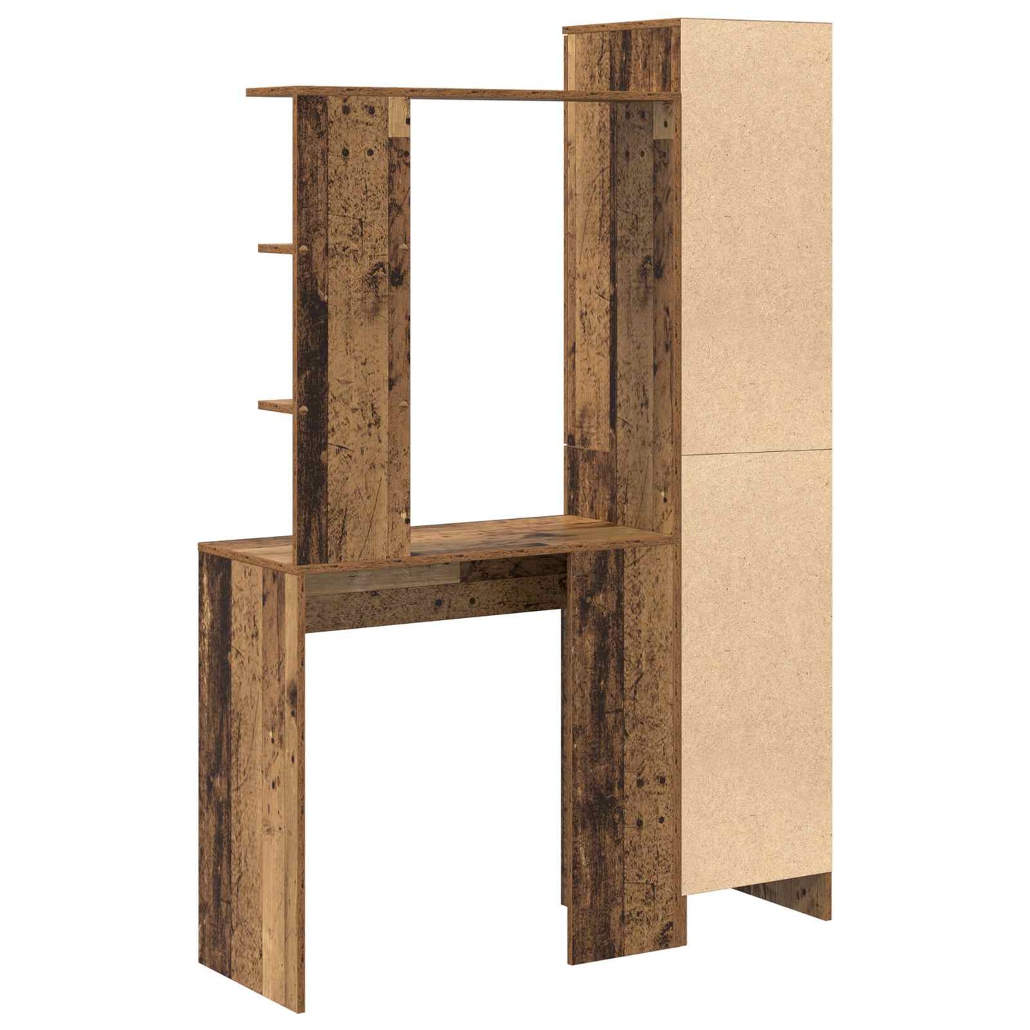 vidaXL Schreibtisch 2 pcs Altholz