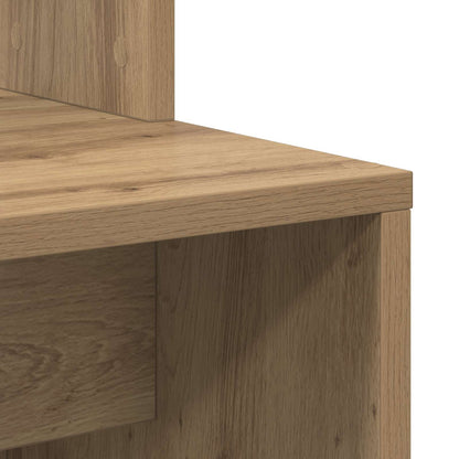 vidaXL Schreibtisch 2 pcs Artisan-Eiche