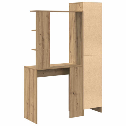 vidaXL Schreibtisch 2 pcs Artisan-Eiche