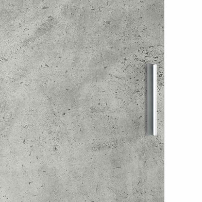 vidaXL Schreibtisch 2 pcs Beton Grau