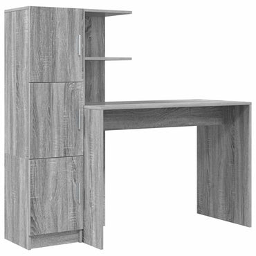 vidaXL Schreibtisch 2 pcs Graues Sonoma