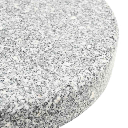 Sonnenschirmständer Grau 45 x 45 x 45 cm Granit und Edelstahl