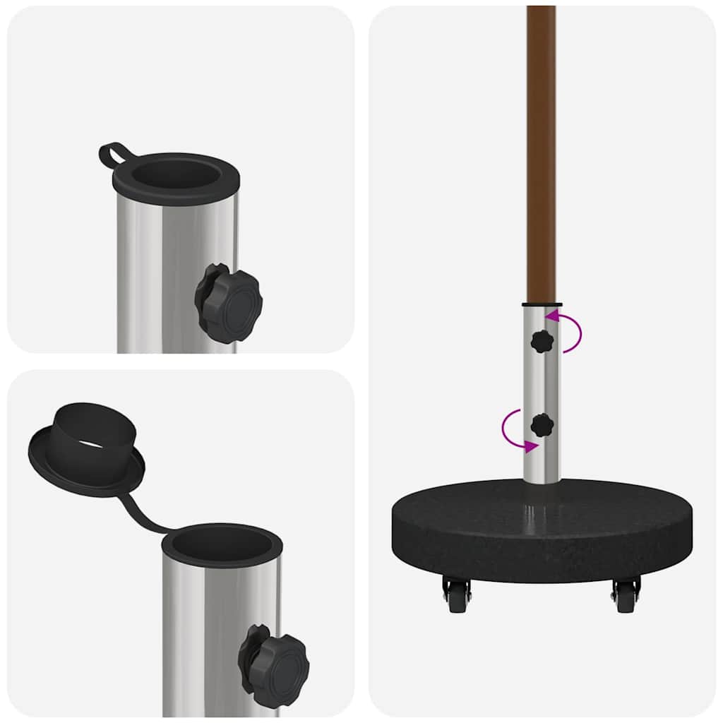 Sonnenschirmständer Schwarz 45 x 45 x 45 cm