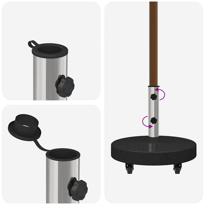 Sonnenschirmständer Schwarz 45 x 45 x 45 cm