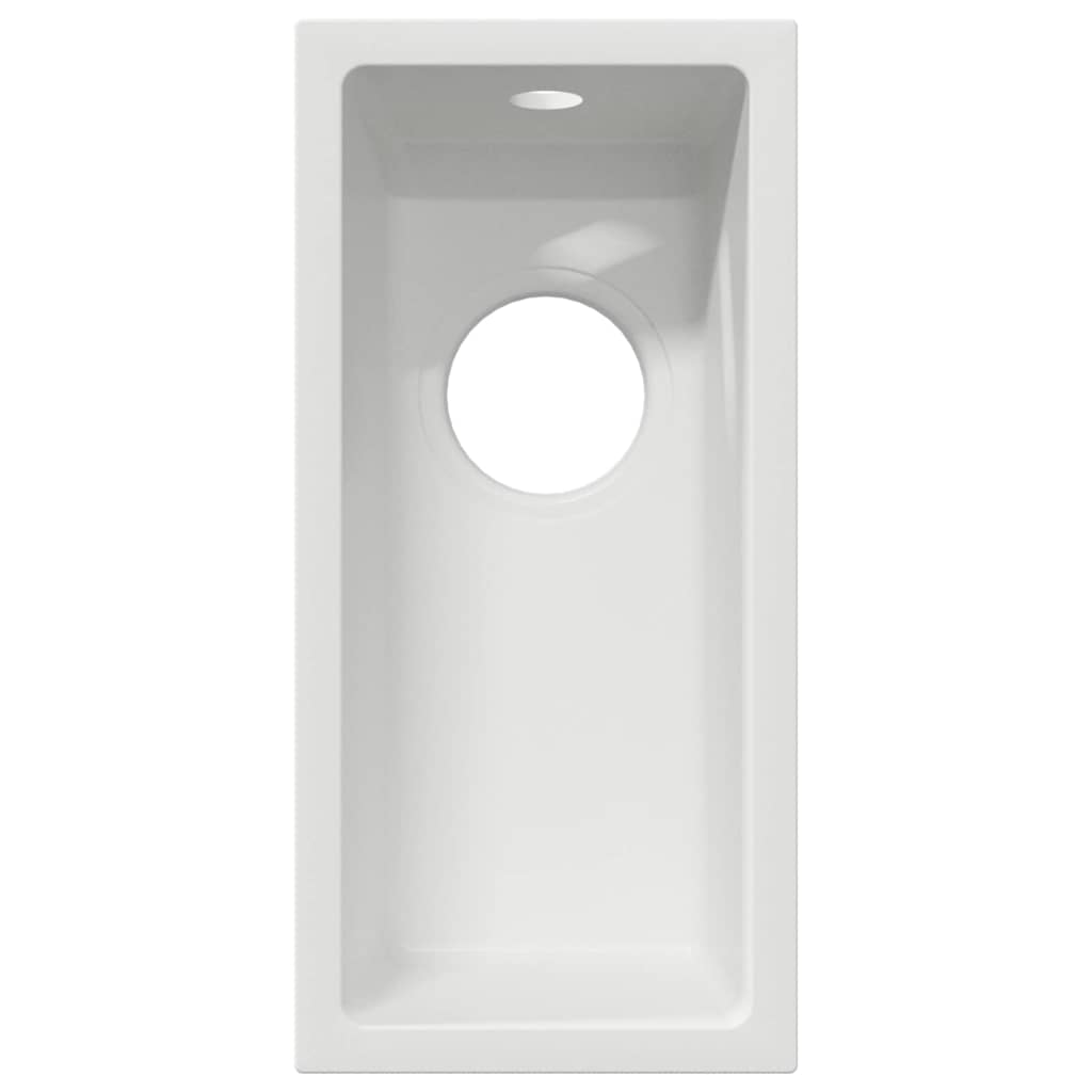 Küchenspüle Weiß 21 x 44 x 14 cm Granit