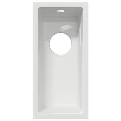 Küchenspüle Weiß 21 x 44 x 14 cm Granit