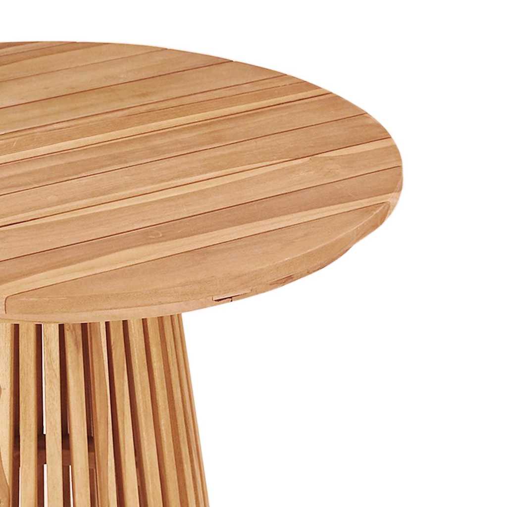 vidaXL Beistelltisch Braun 70 x 70 x 75 cm Massivholz Teak
