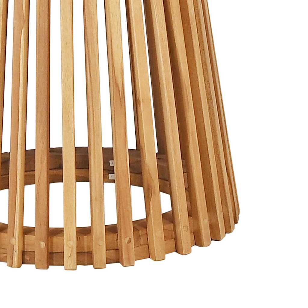 vidaXL Beistelltisch Braun 70 x 70 x 75 cm Massivholz Teak