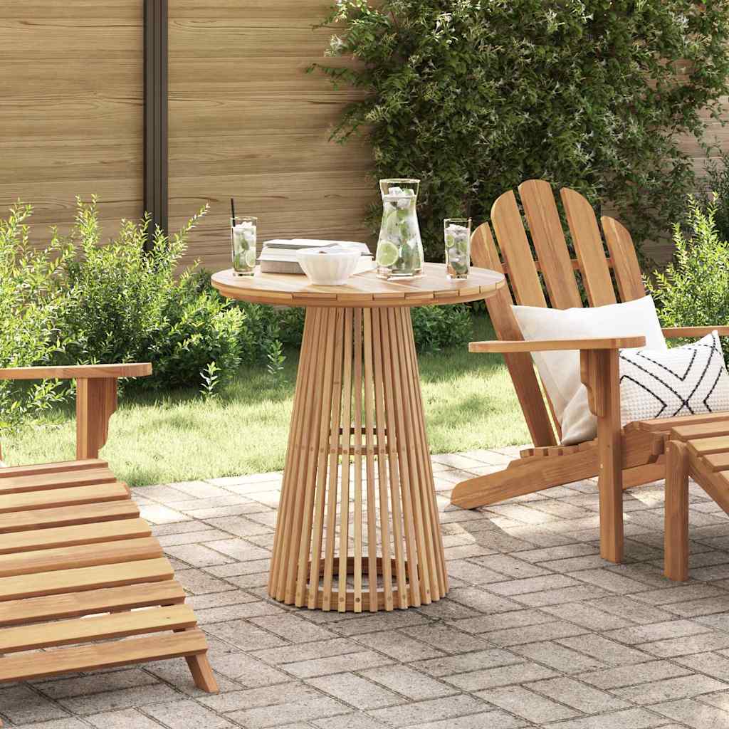 vidaXL Beistelltisch Braun 70 x 70 x 75 cm Massivholz Teak