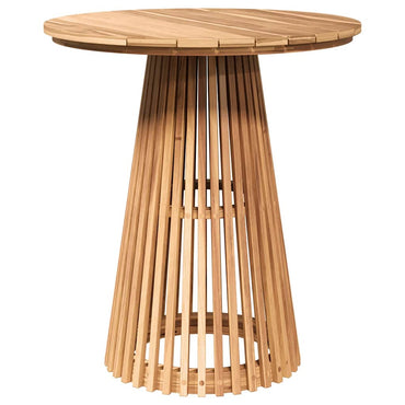 vidaXL Beistelltisch Braun 70 x 70 x 75 cm Massivholz Teak