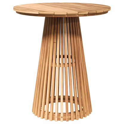 vidaXL Beistelltisch Braun 70 x 70 x 75 cm Massivholz Teak