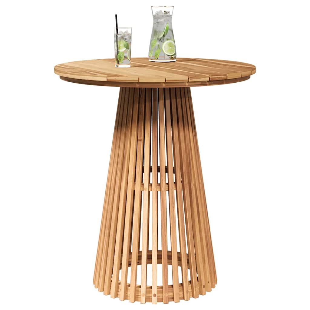 vidaXL Beistelltisch Braun 70 x 70 x 75 cm Massivholz Teak