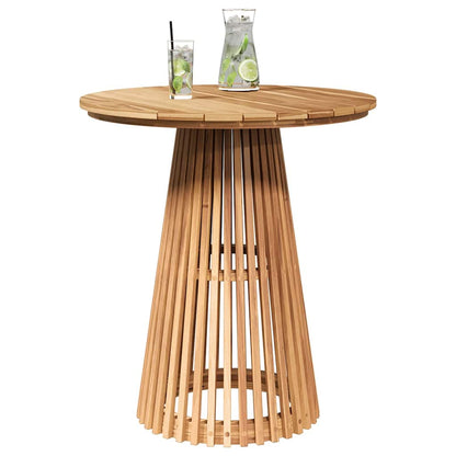 vidaXL Beistelltisch Braun 70 x 70 x 75 cm Massivholz Teak