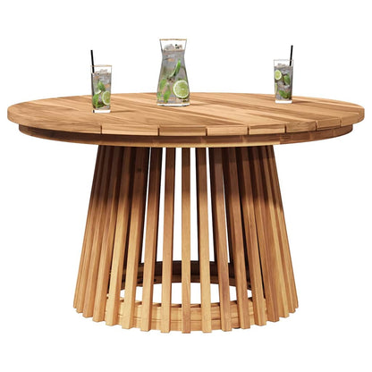 vidaXL Beistelltisch Braun 70 x 70 x 40 cm Massivholz Teak